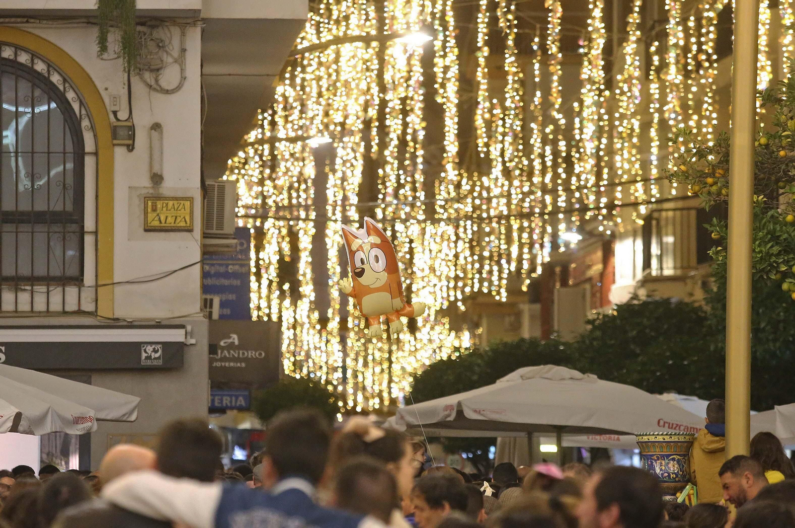 La inauguración del alumbrado navideño de Algeciras, en imágenes