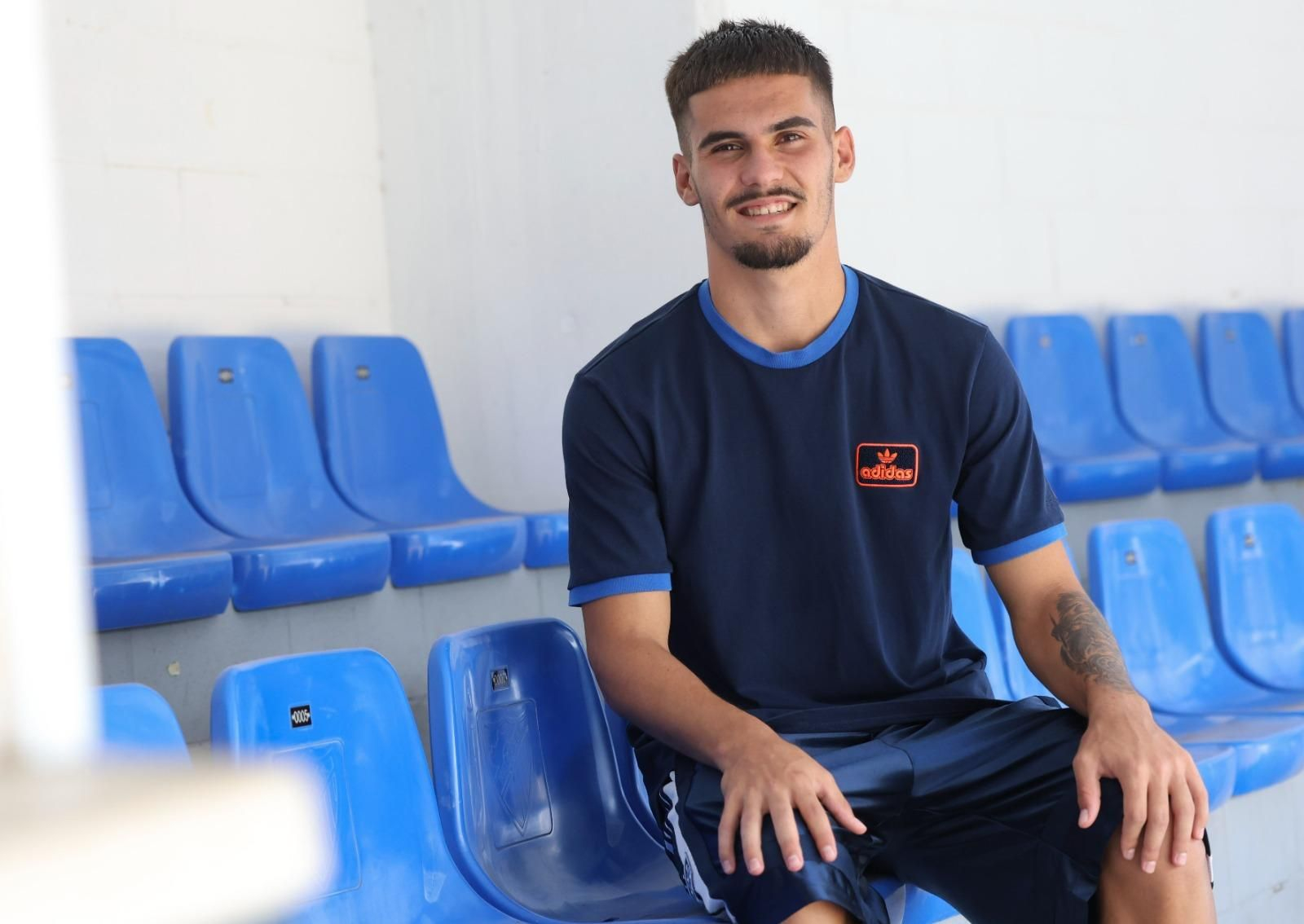 Las fotos de la entrevista a Chupete, jugador del Málaga CF