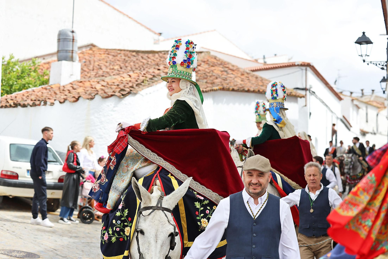 Las imágenes de la romería de San Benito Abad en el Cerro del Andévalo de Huelva