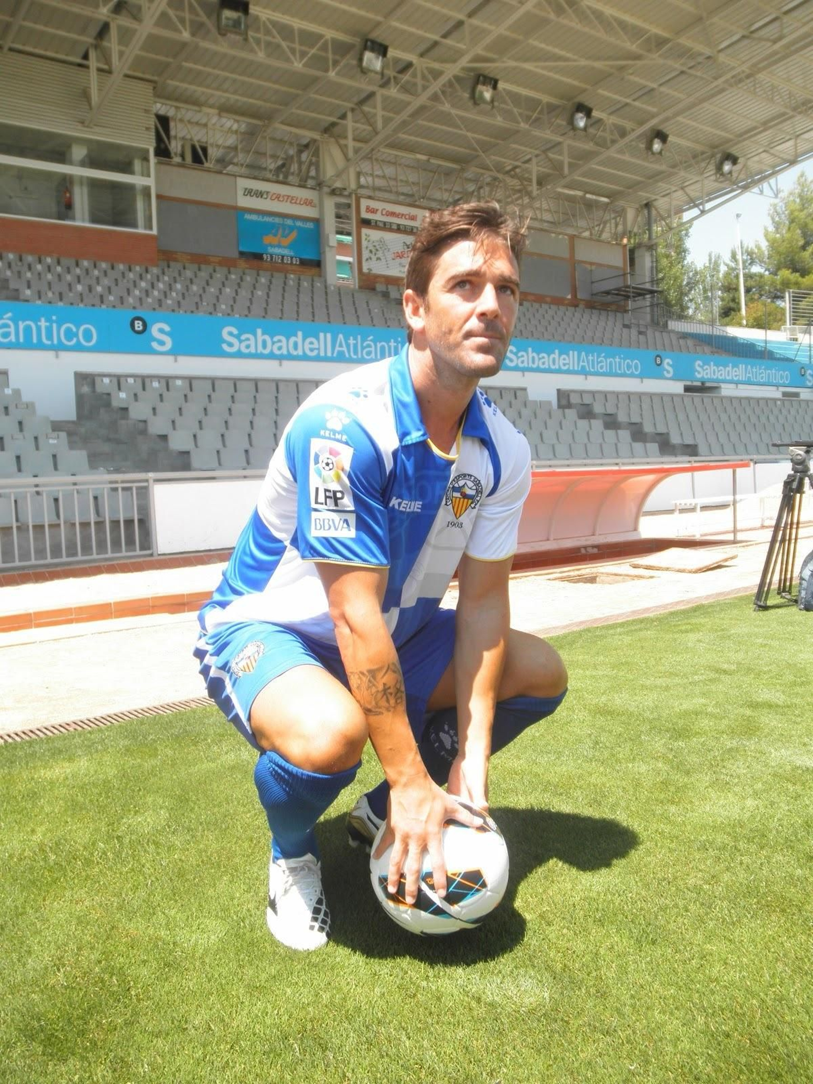 Su puesta de largo con el Sabadell.