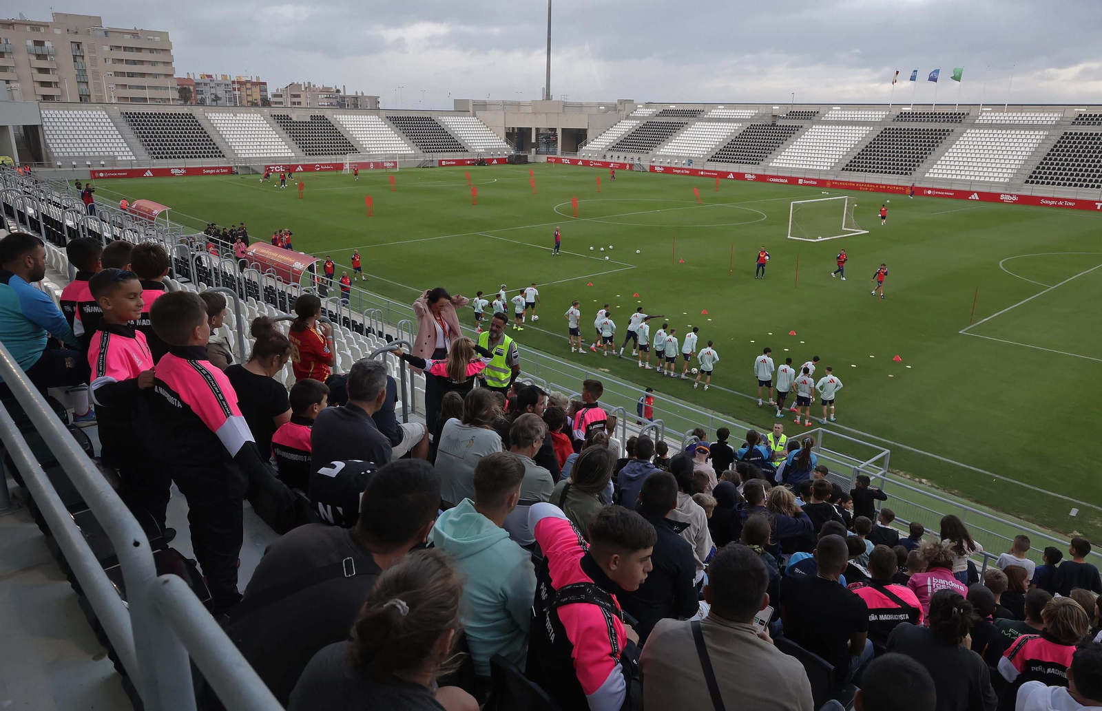 Fotos del entrenamiento de la selección española sub-21 en La Línea