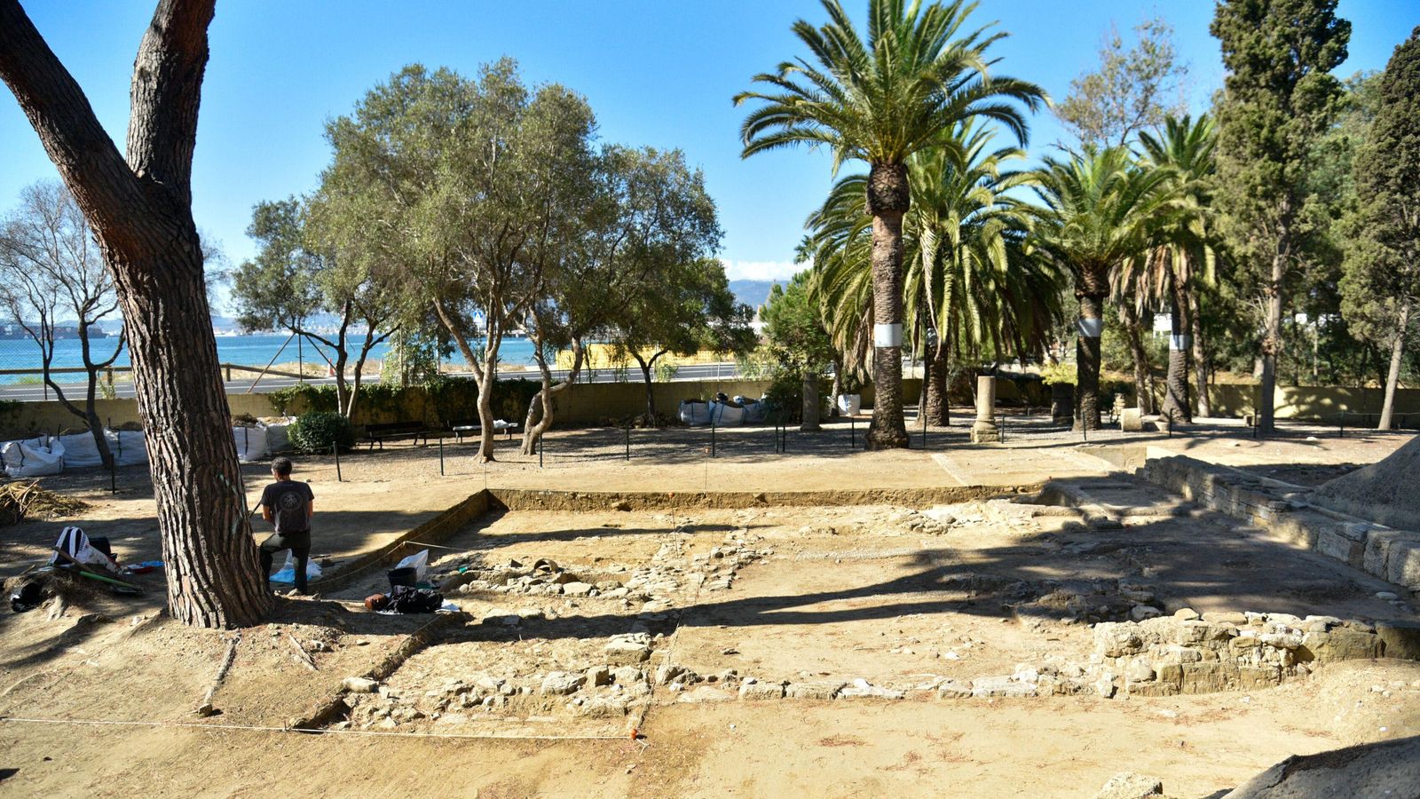 Fábricas de salazón en el yacimiento de Carteia