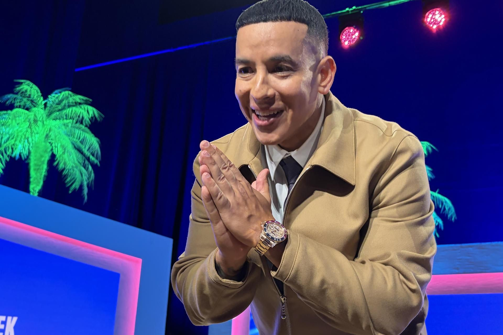 Daddy Yankee, en su reaparición pública.