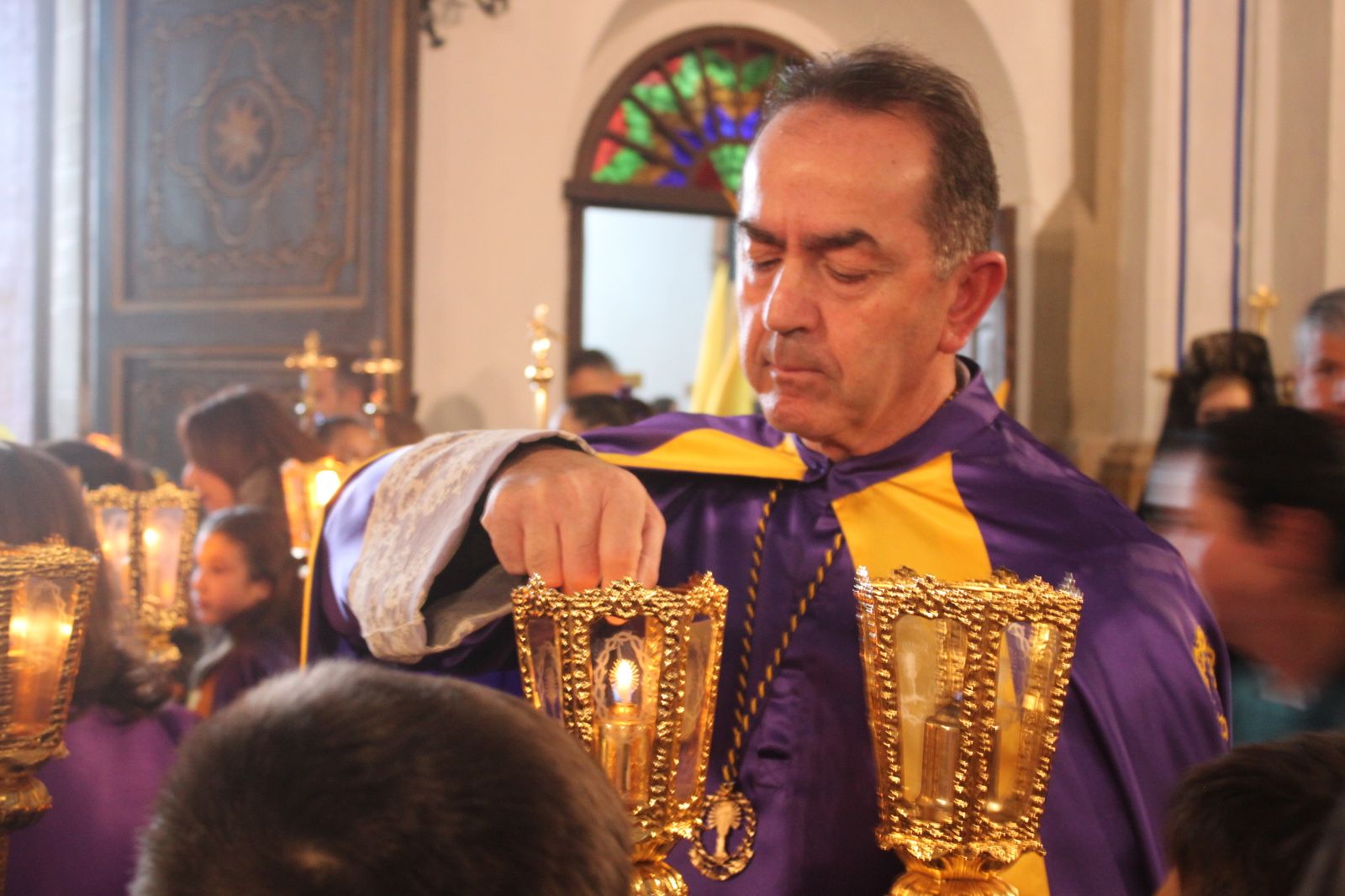 Las imágenes de las procesiones del Jueves Santo en Vélez Rubio