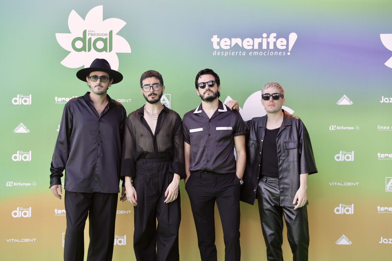 El grupo Morat en los premios tinerfeños