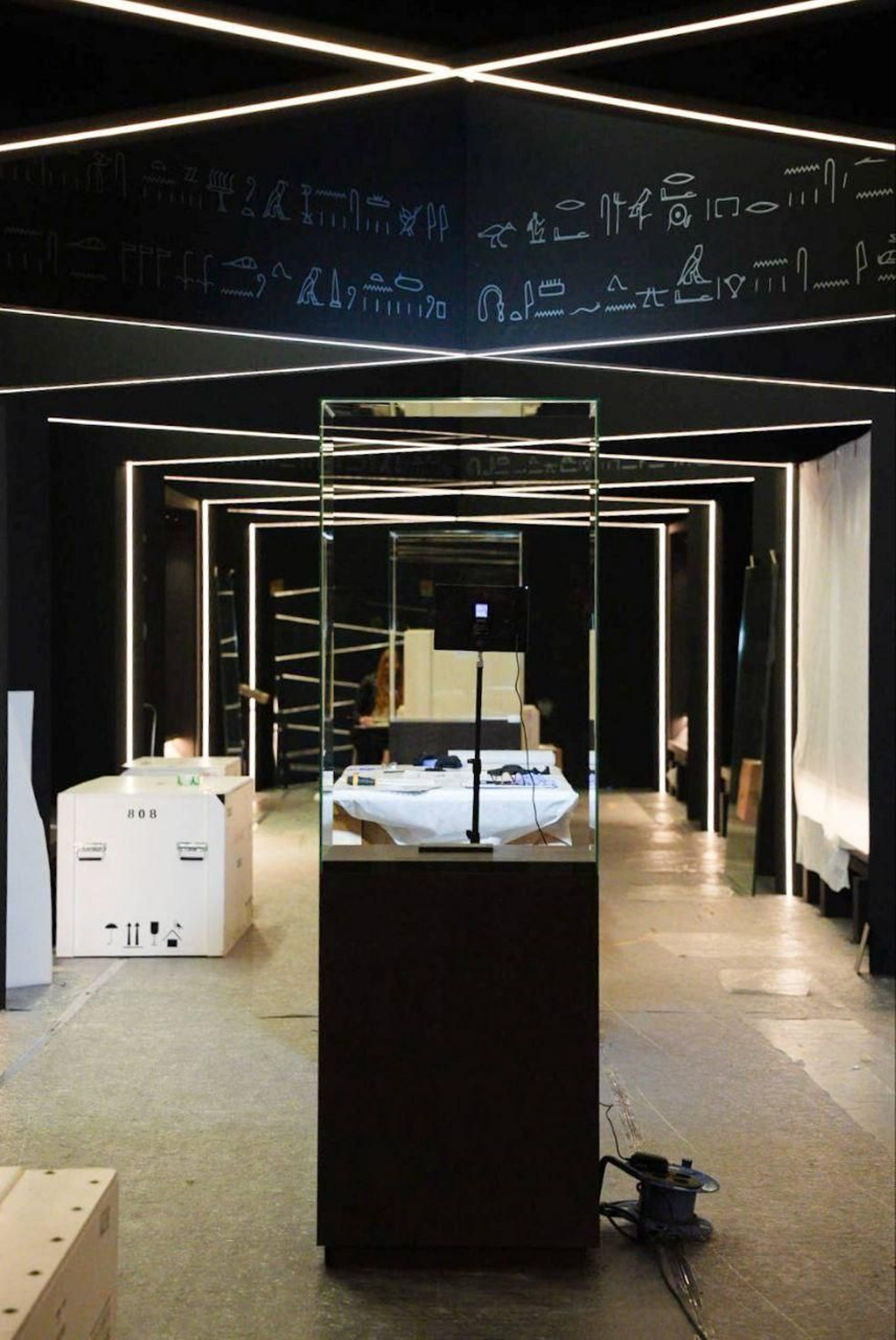 Las primeras piezas de la gran exposición sobre Egipto que han llegado a Córdoba