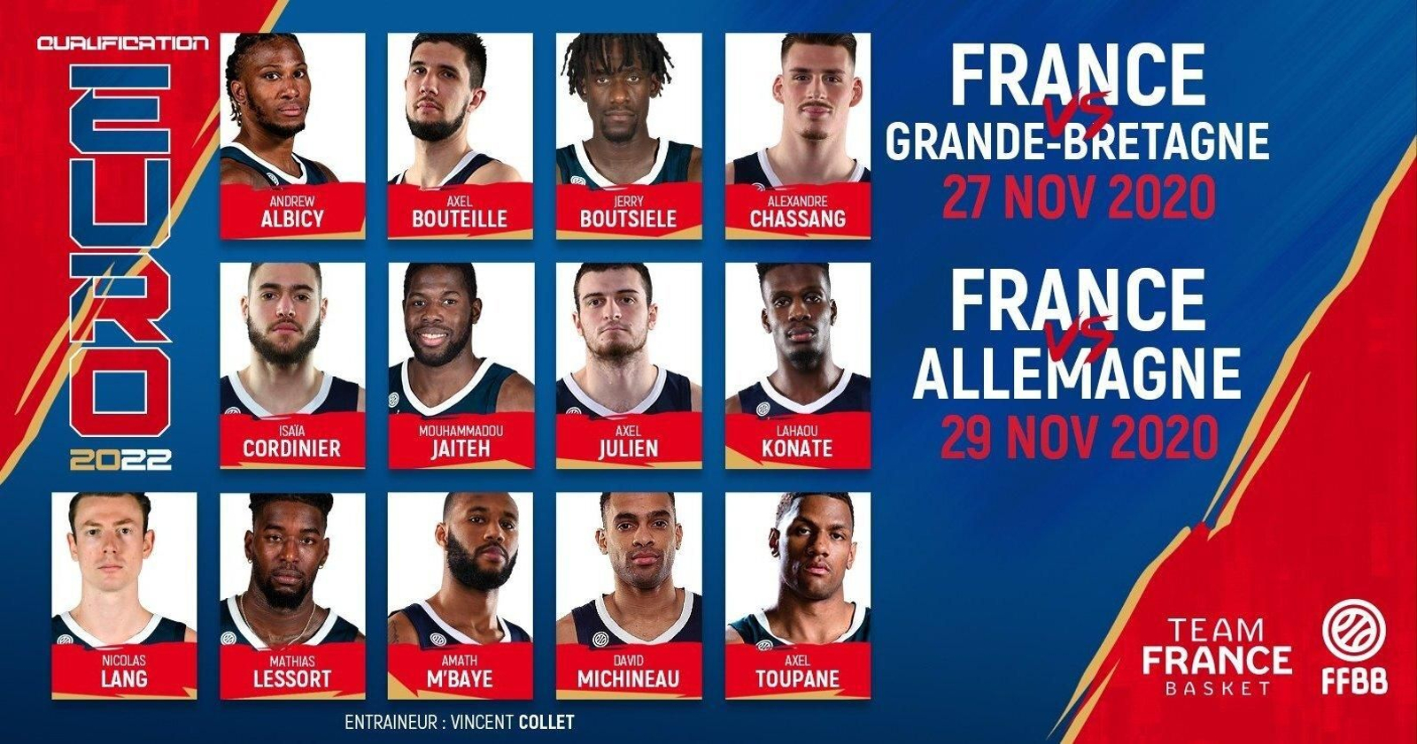 Convocatoria de Francia.