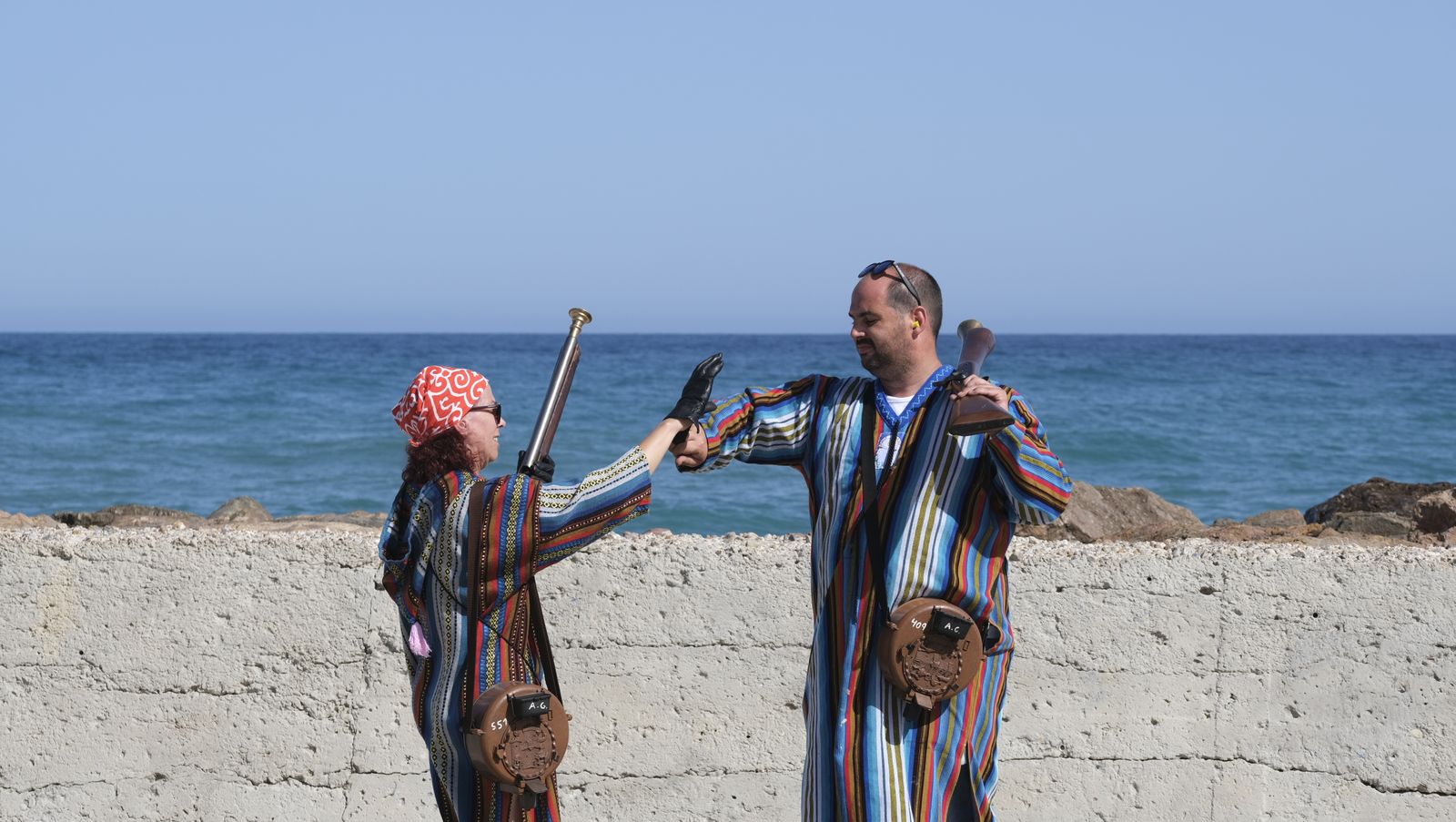 Imágenes del Torneo Medieval en la Playa del Lance. Moros y Cristianos de Mojácar
