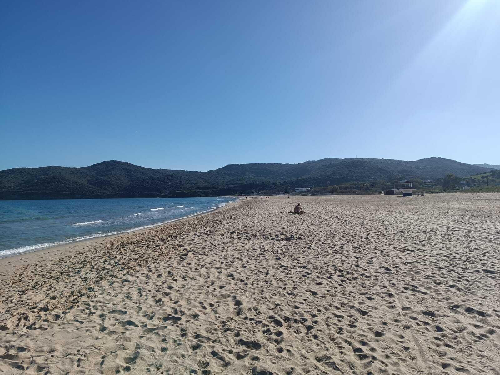 Playa de Getares un día de invierno