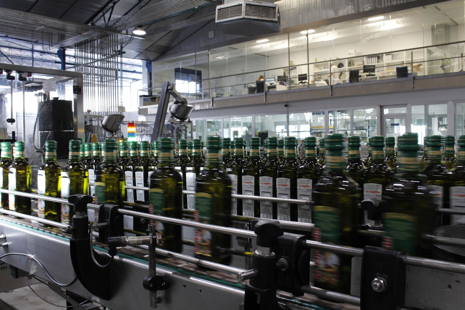 Envasado de aceite de oliva.