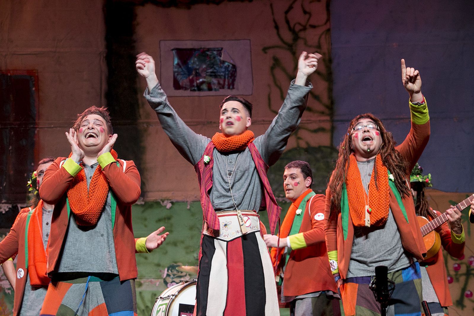 Las imágenes de la octava preliminar del Carnaval Colombino