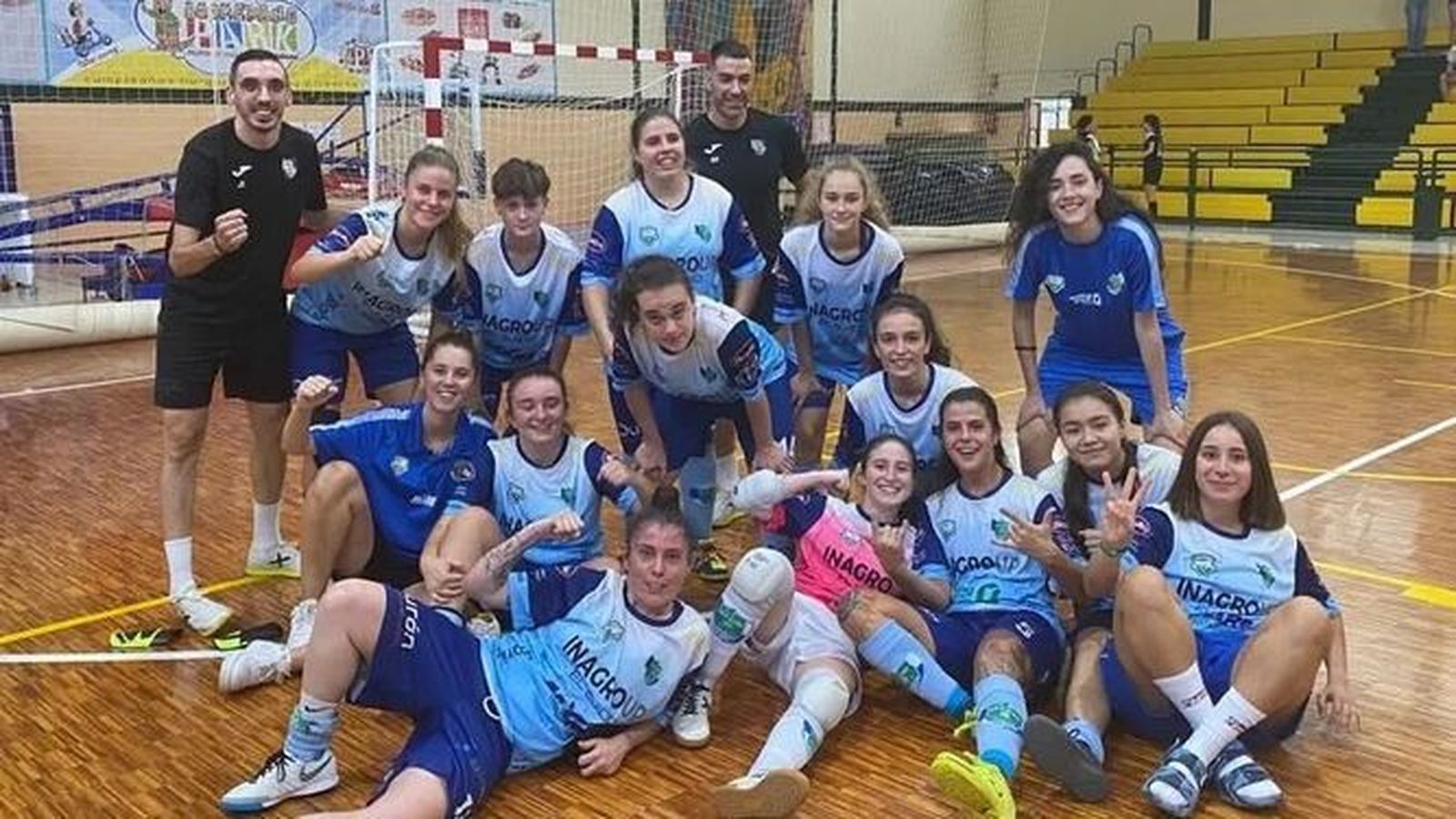 Las almerienses celebran una victoria