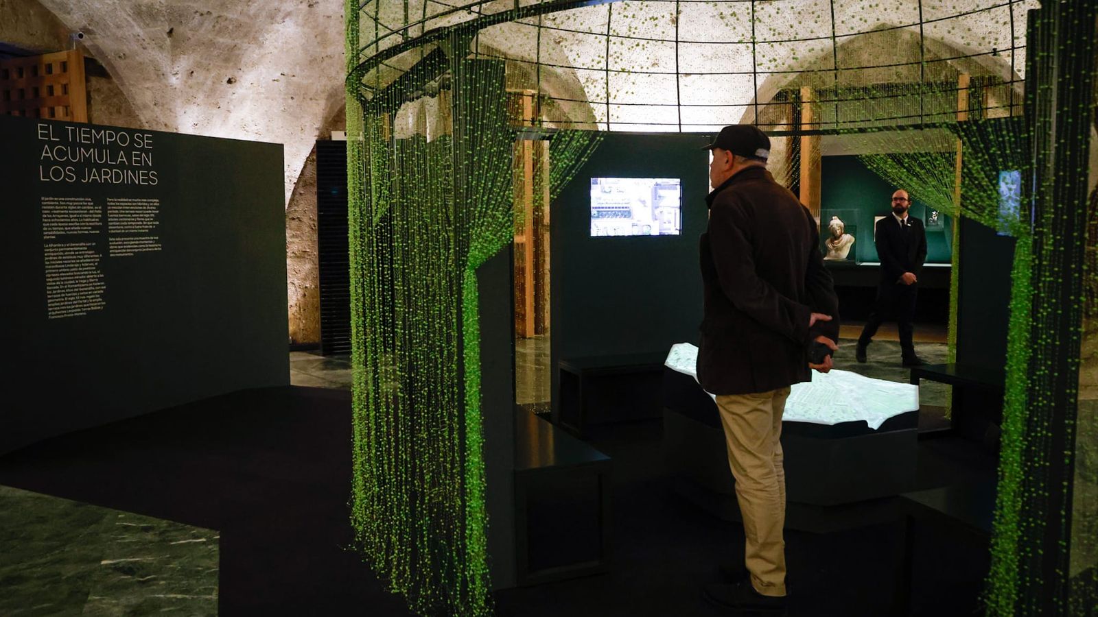 Uno de los audiovisuales que pueden verse en la muestra.