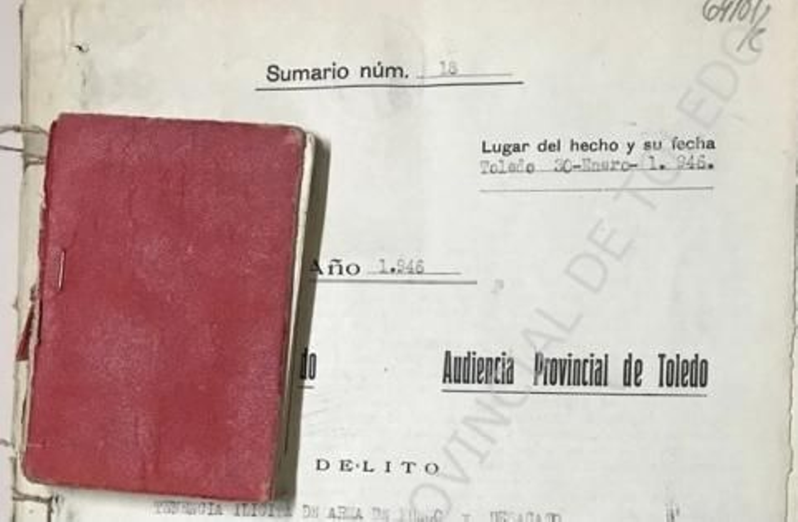 Aparece en Toledo la agenda de 1943 de un implicado en la Matanza de Atocha