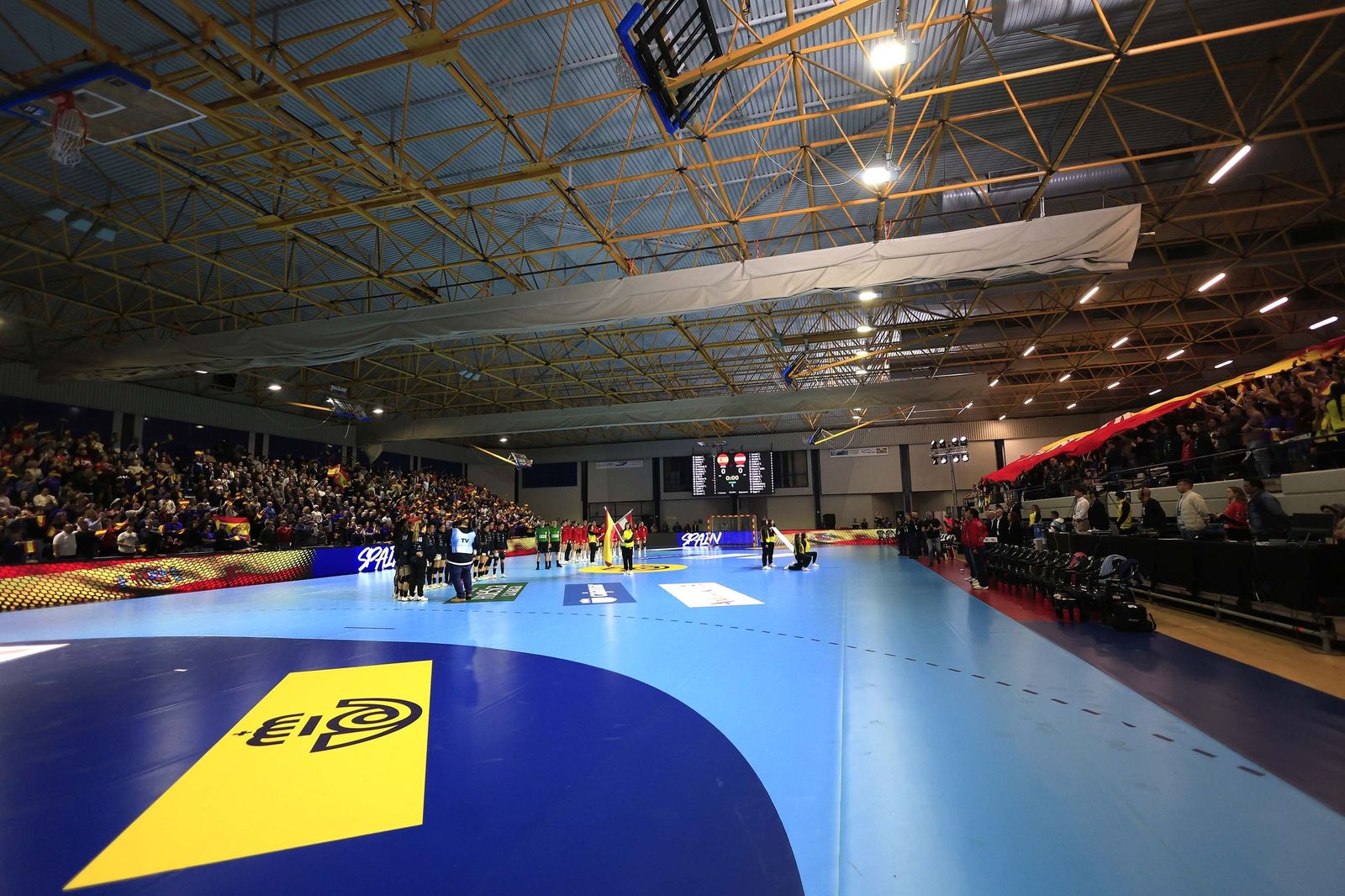 Las fotos del España-Austria del preeuropeo femenino de balonmano, en Algeciras