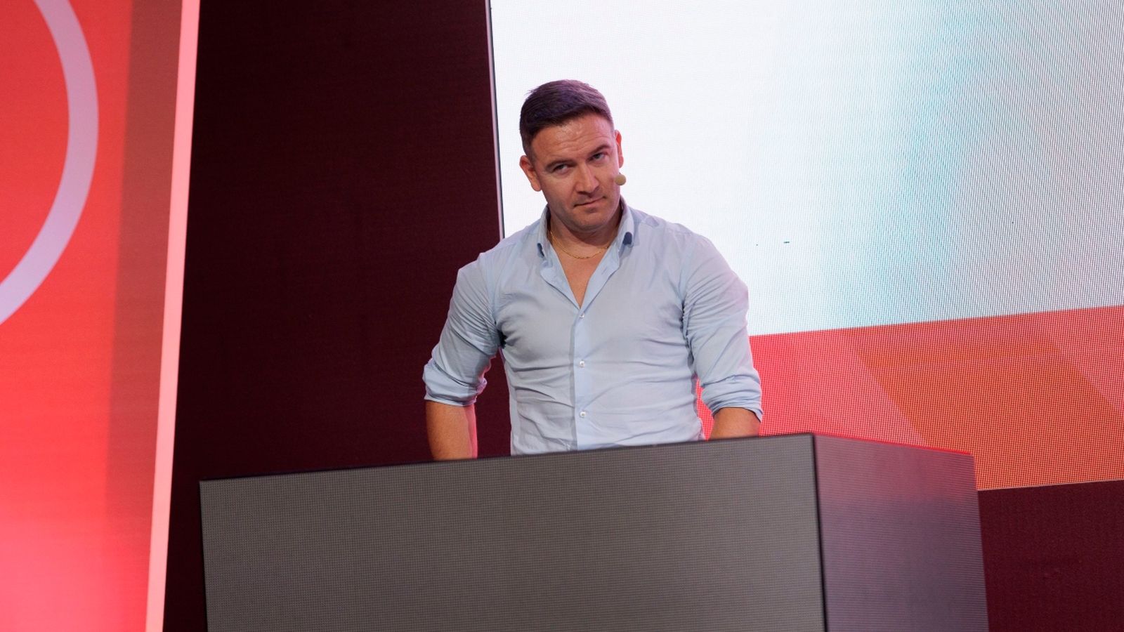 Diego Capel, durante el sorteo del calendario liguero de la pasada temporada.