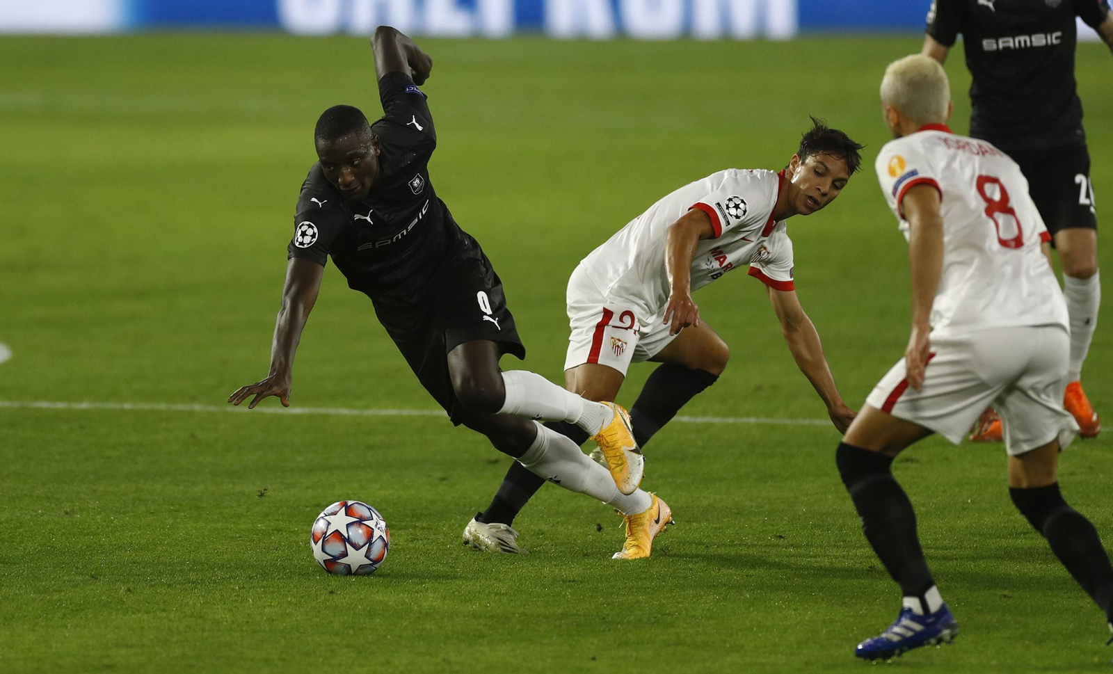 Las imágenes del Sevilla-Rennes