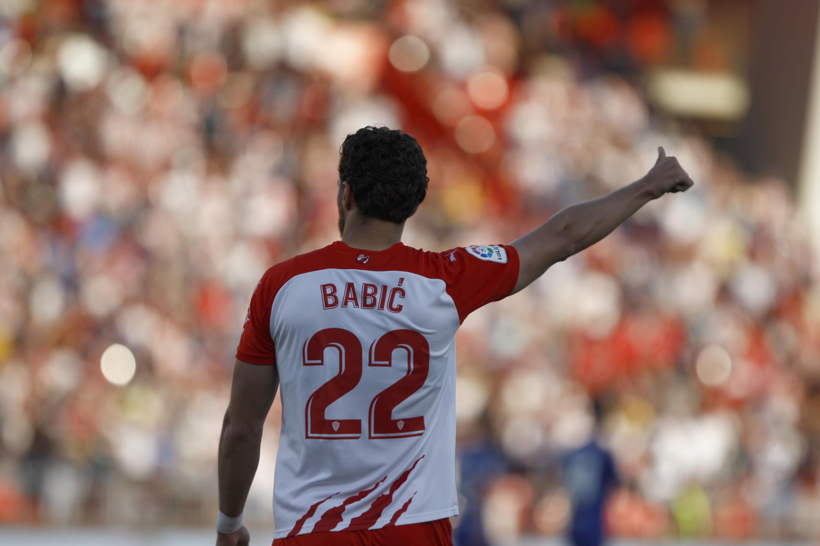 Imágenes del partido U.D. Almería-S.D. Amorebieta