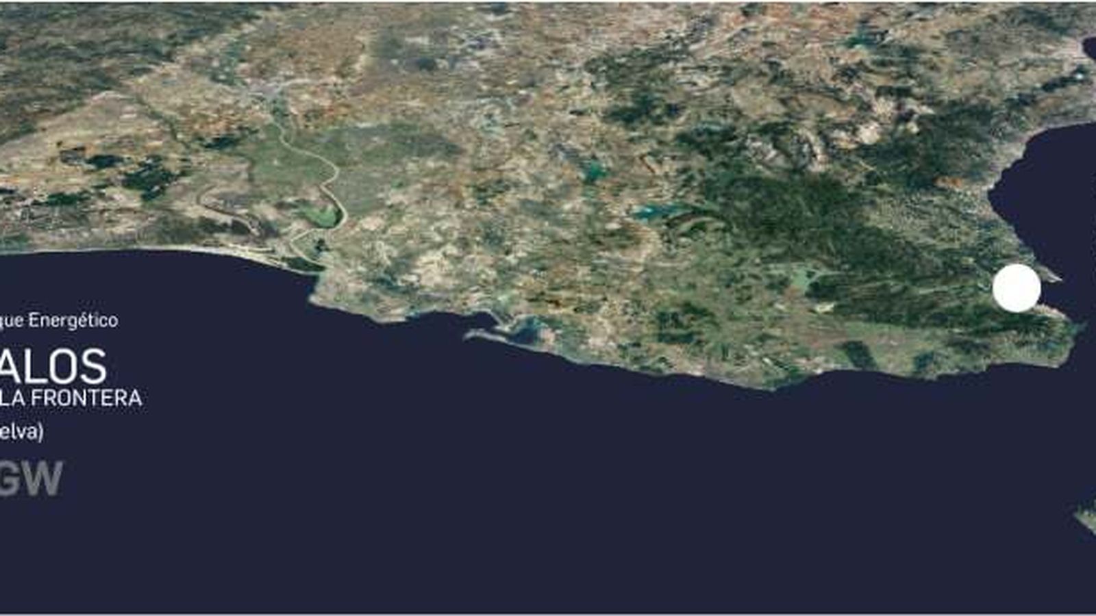 Situación geográfica del Valle Andaluz del Hidrógeno Verde