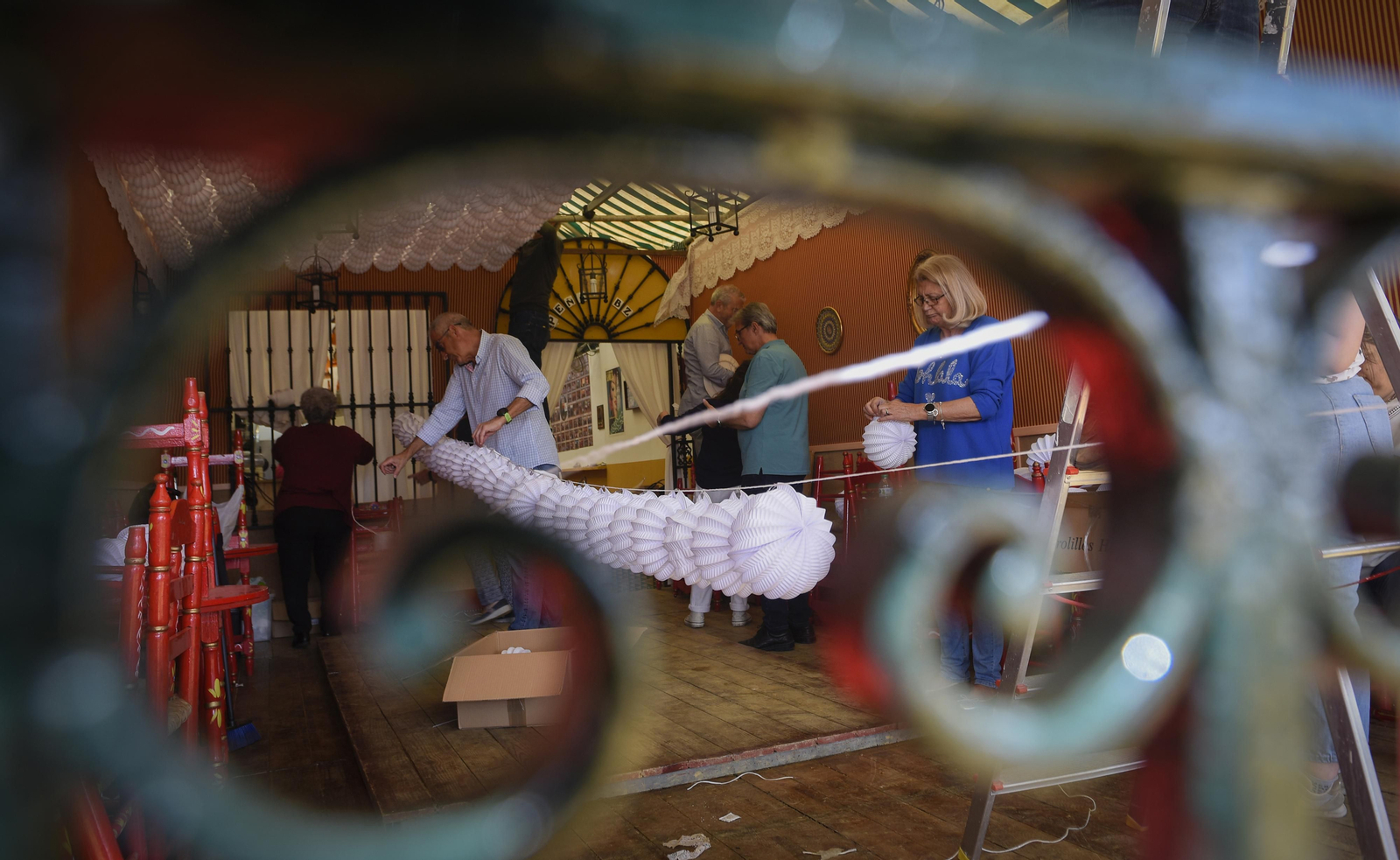 Últimos preparativos, y primeras recepciones en la Feria de Abril 2023