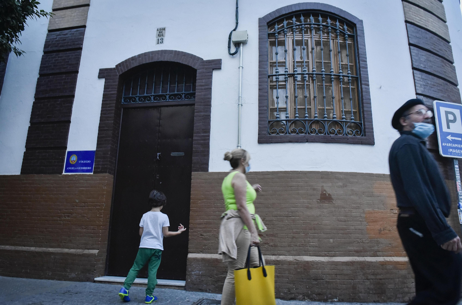 El colegio Ángela Guerrero donde también han tenido que tomar medidas.
