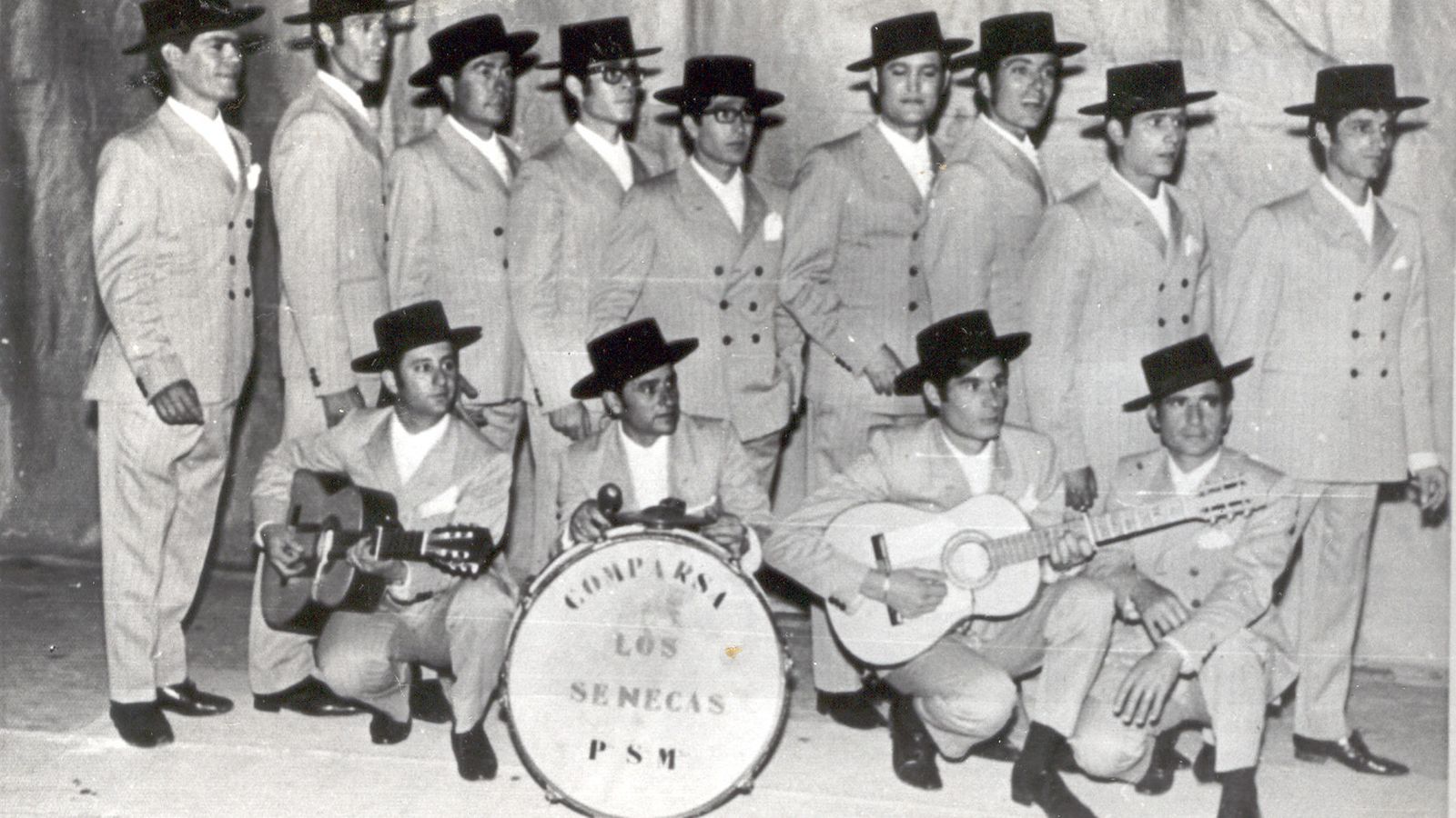 La comparsa portuense 'Los sénecas', de 1970.