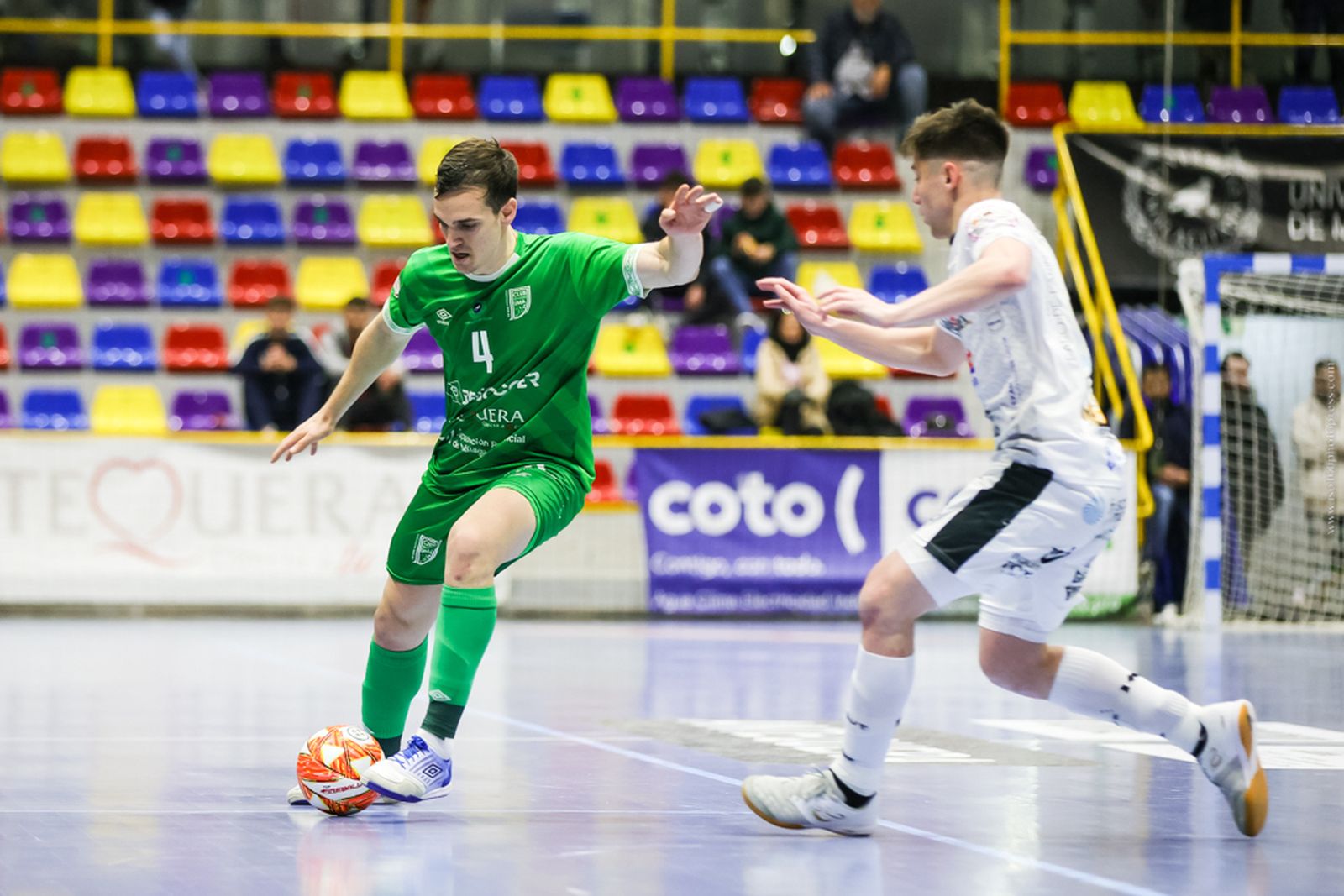 Pope, en el partido frente a Noia