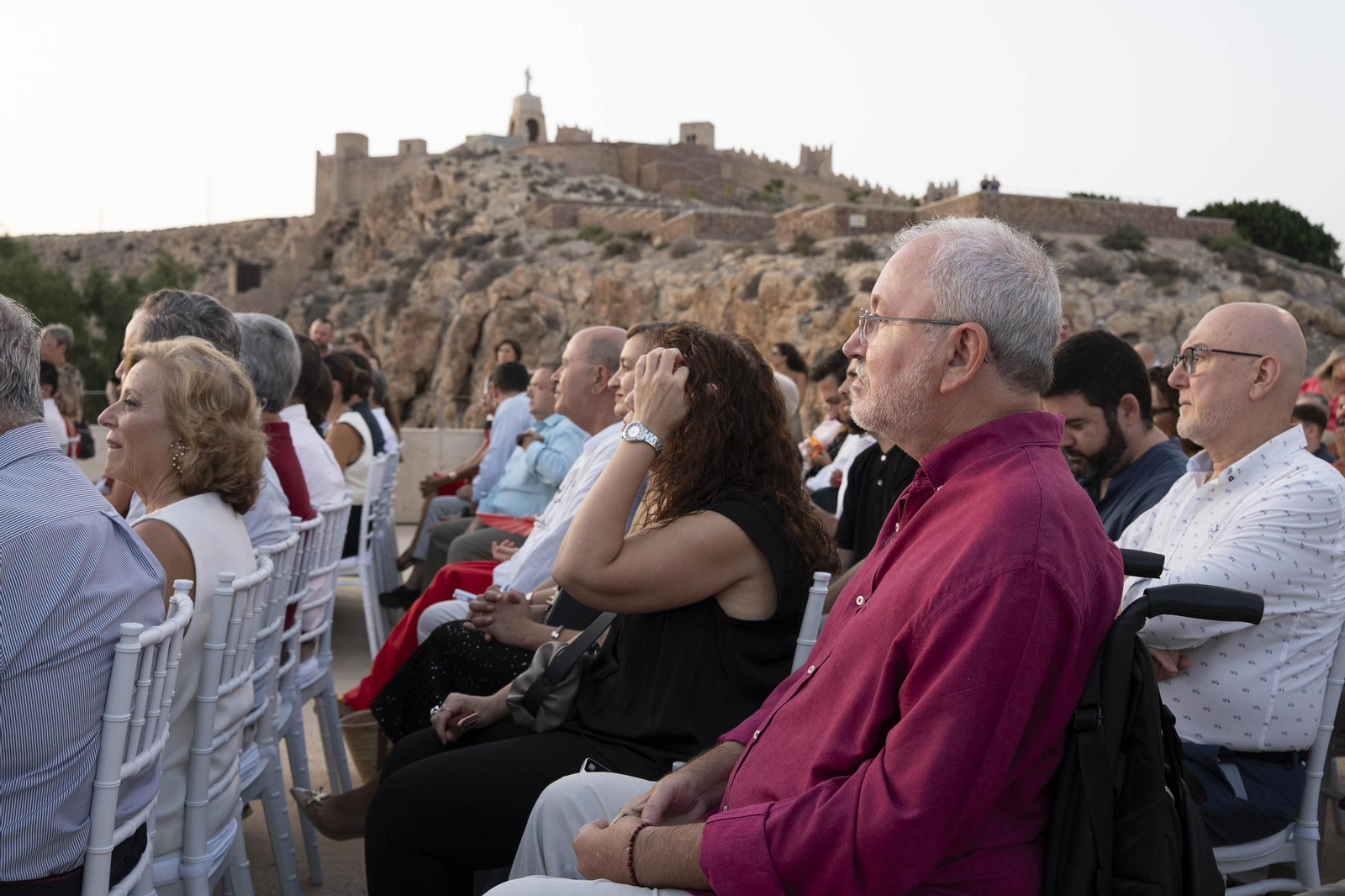Las imágenes de la presentación de la Feria de Almería 2025 en honor de la Virgen del Mar