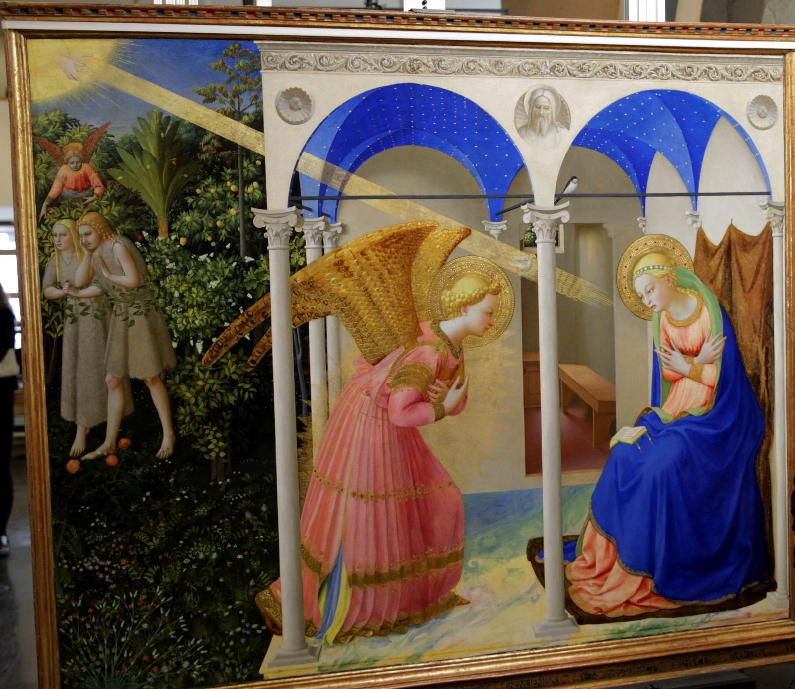 El cuadro 'La Anunciación de Fra Angelico'.