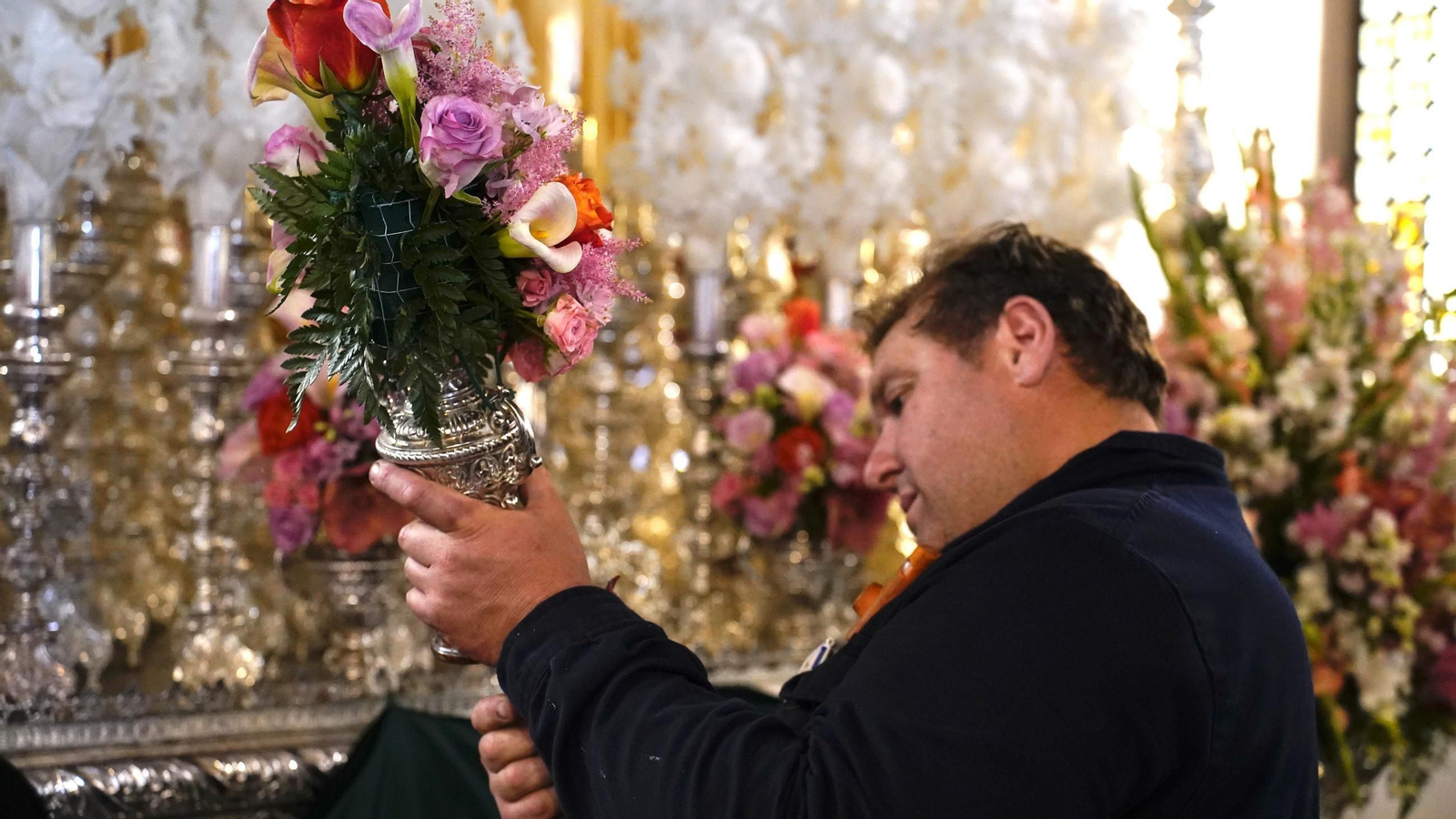 Fotos: El Medinaceli, Señor de Algeciras, preparado para bendecir las calles de la ciudad otro Martes Santo