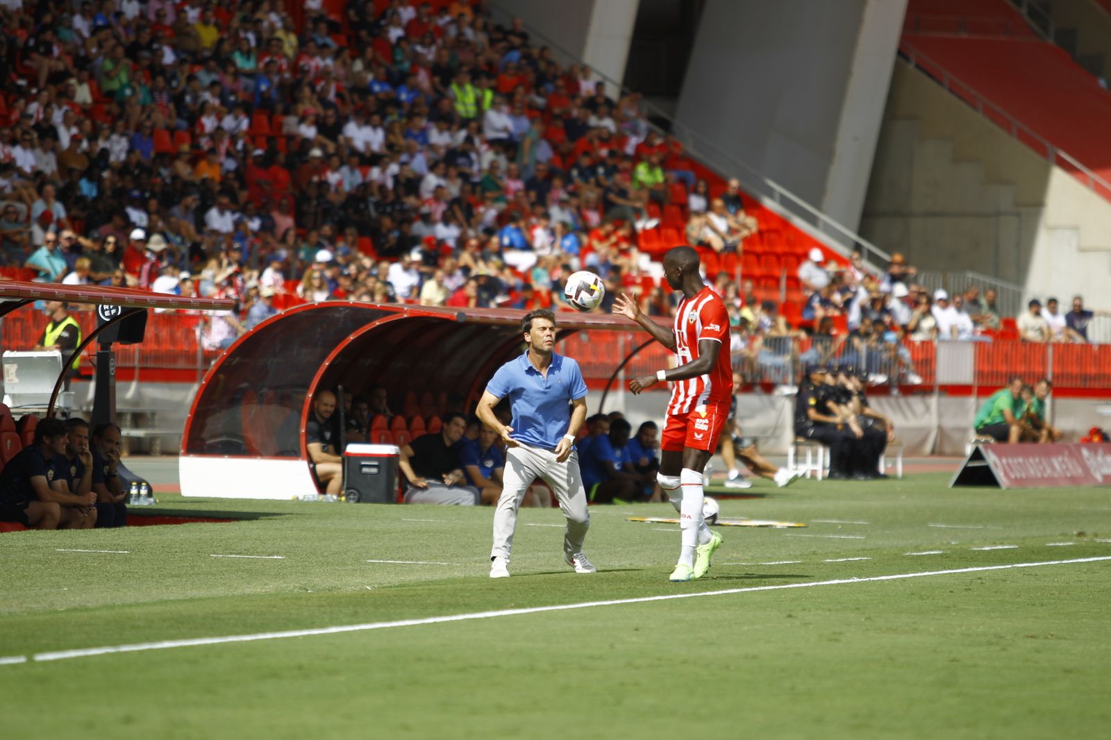 Imágenes de la U.D. Almería-Rayo Vallecano