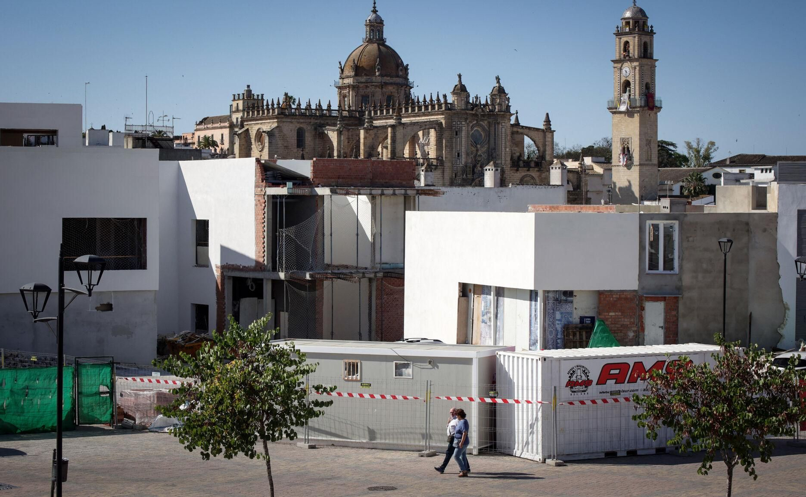 Las obras del Museo del Flamenco llevan paralizadas más de un año.