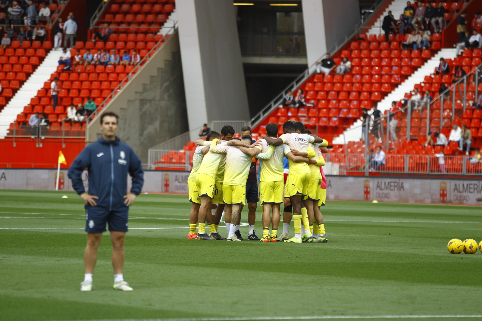 Las mejores imágenes del partido de fútbol U.D. Almería-Villarreal C.F.
