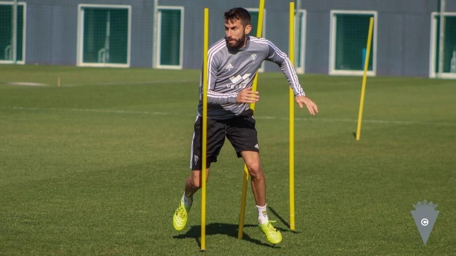 José Mari en un entrenamiento. José Mari en un entrenamiento.