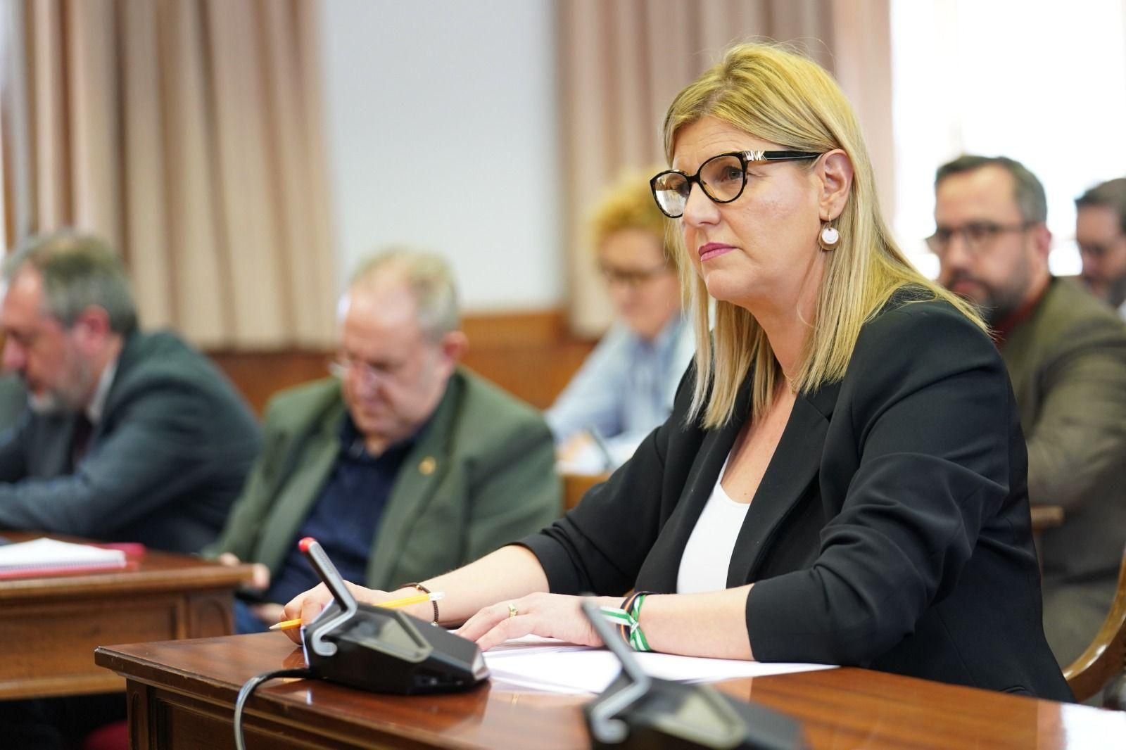 La portavoz adjunta en el Senado Inmaculada Hernández