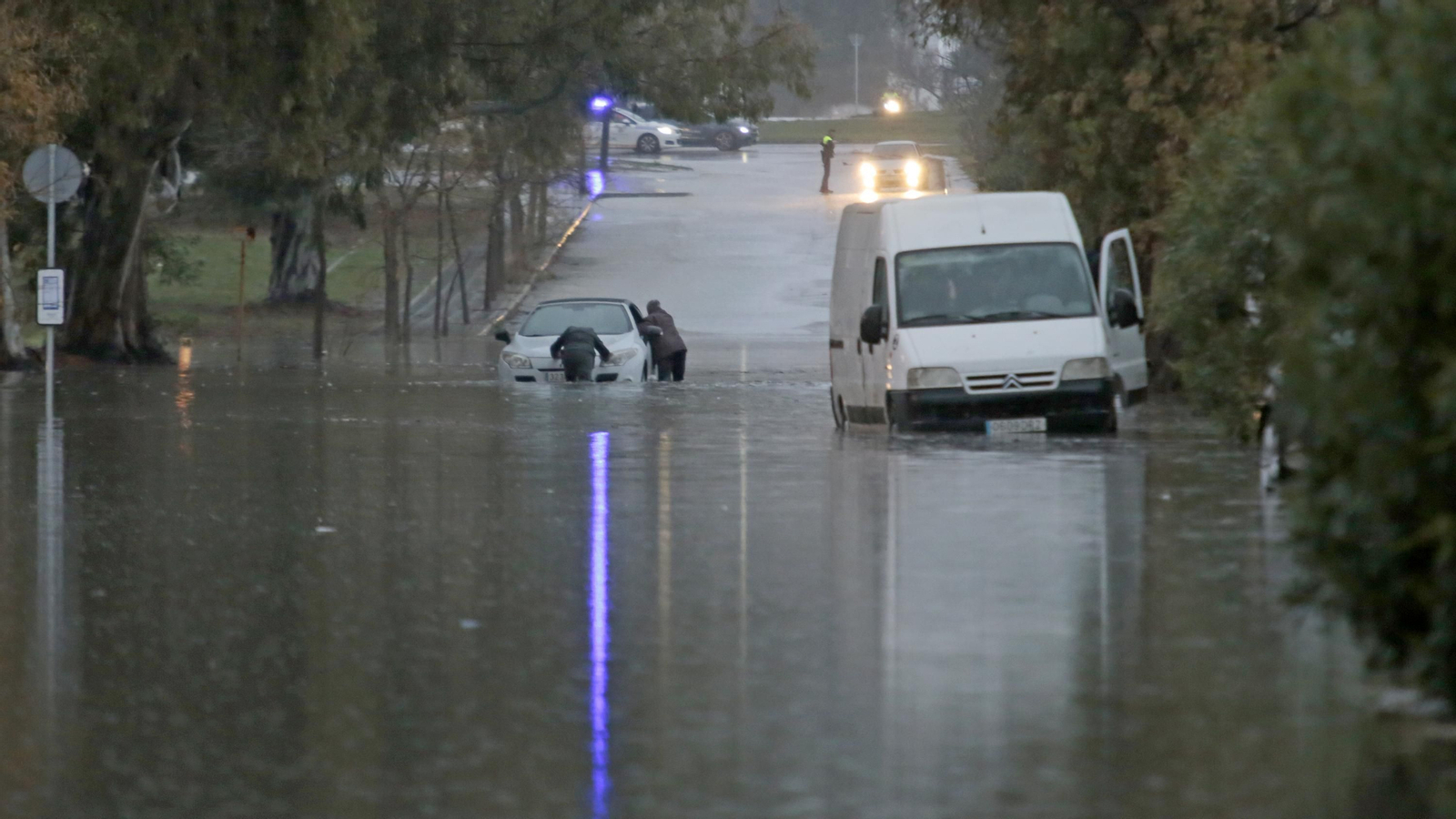 El polígono del Portal vuelve a inundarse