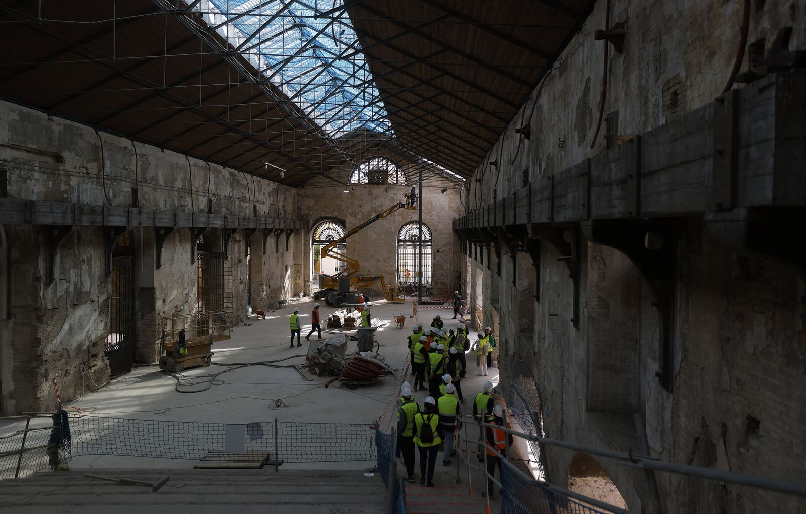 Las imágenes de la visita  a la Fábrica de Artillería