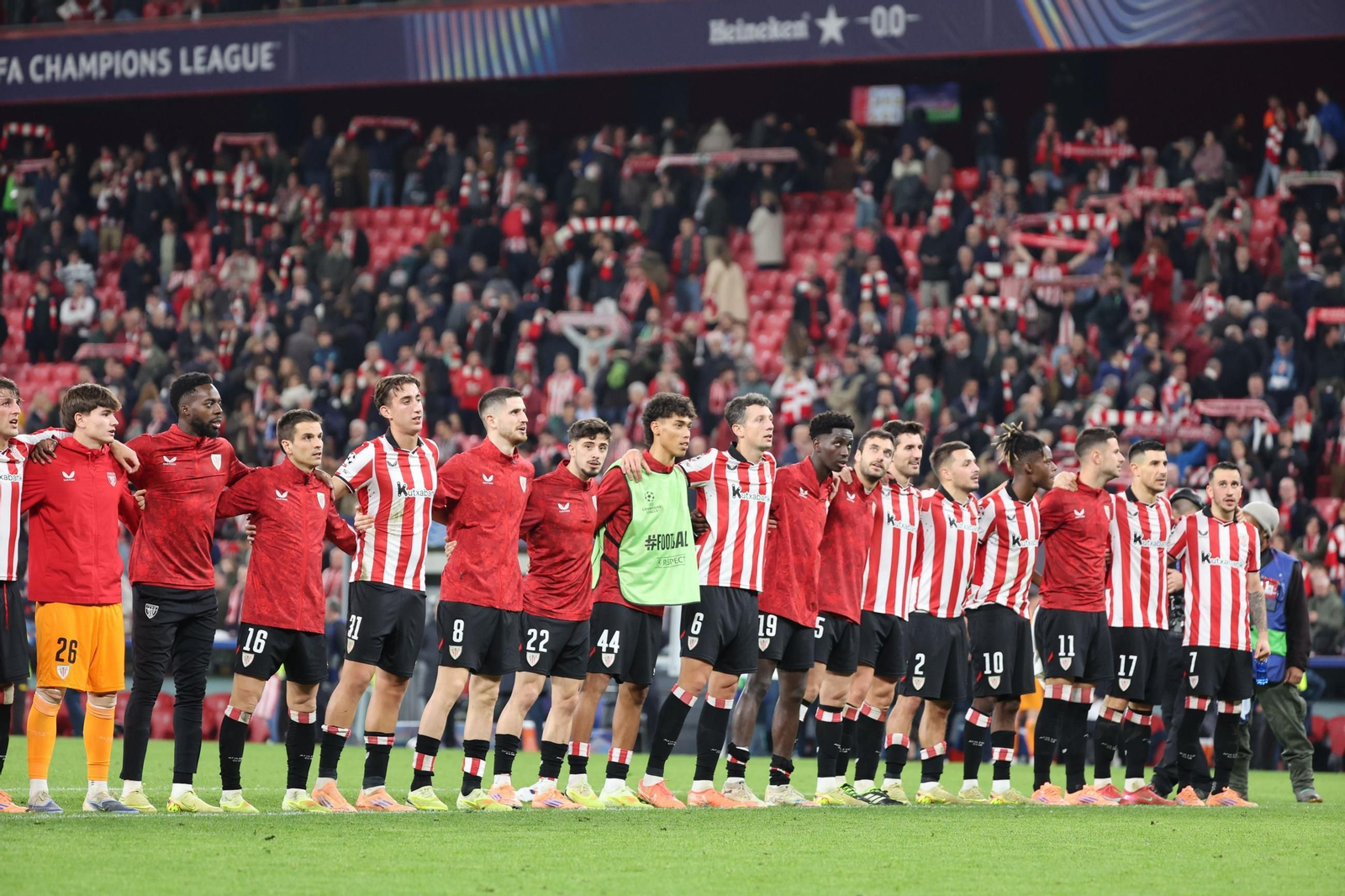 El Athletic Club-PSG, en imágenes