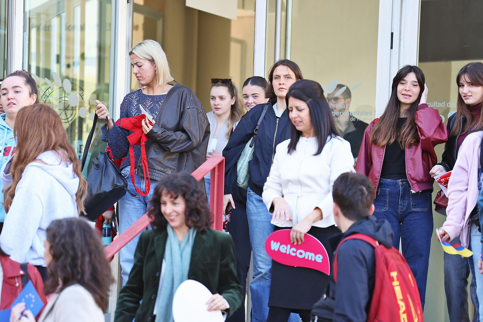 Imágenes de la bienvenida a estudiantes Erasmus de la Universidad de Huelva