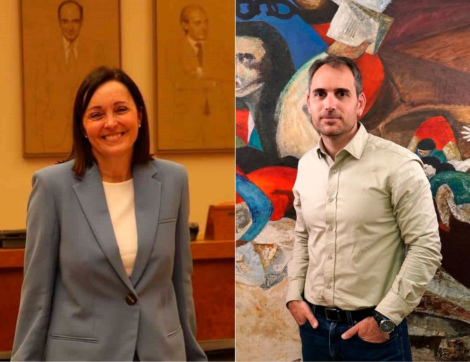 María del Mar Vázquez y Toni Valero