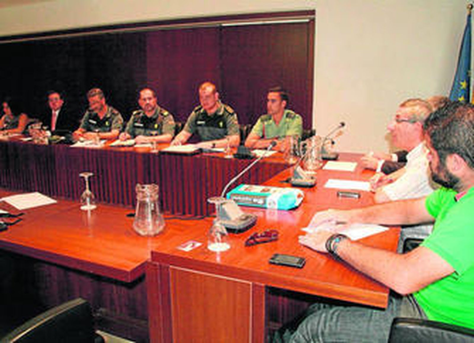 Última reunión celebrada por la Junta Local de Seguridad antes del inicio de las fiestas de la localidad.
