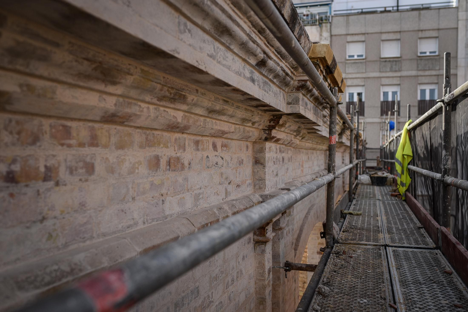 Imágenes de la restauración del edificio de Santa Fe