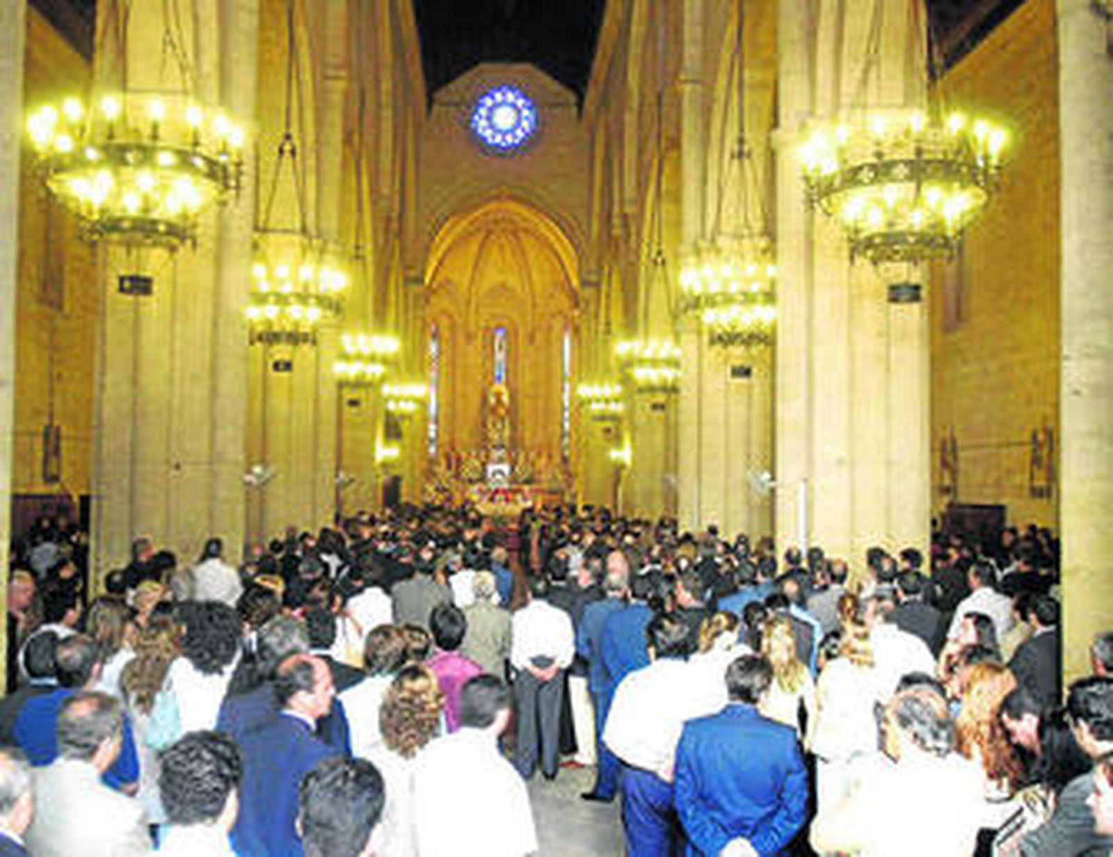 Interior de la iglesia de San Pablo, en la calle Capitulares.