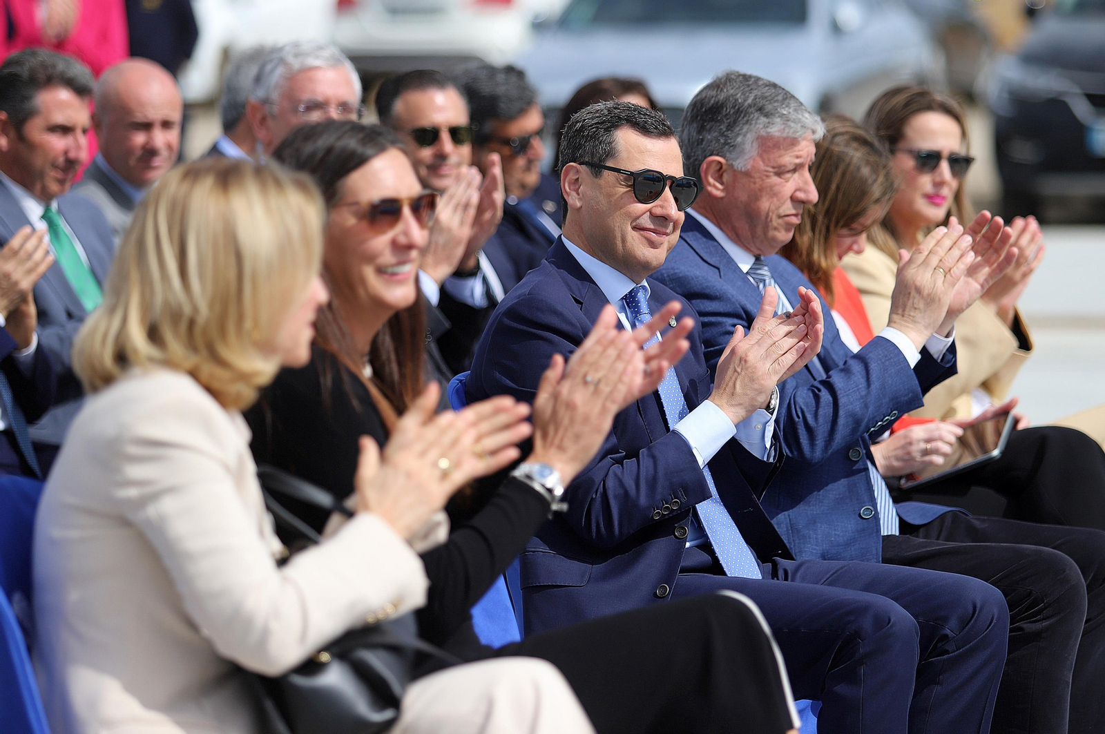 Imágenes de la inauguración de la ampliación norte del Muelle Sur del Puerto de Huelva