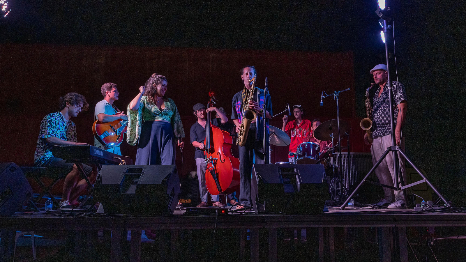 Jazz al relente de Rizoma ' Caballero & Oliver quartet ' en Alcultura, en imágenes