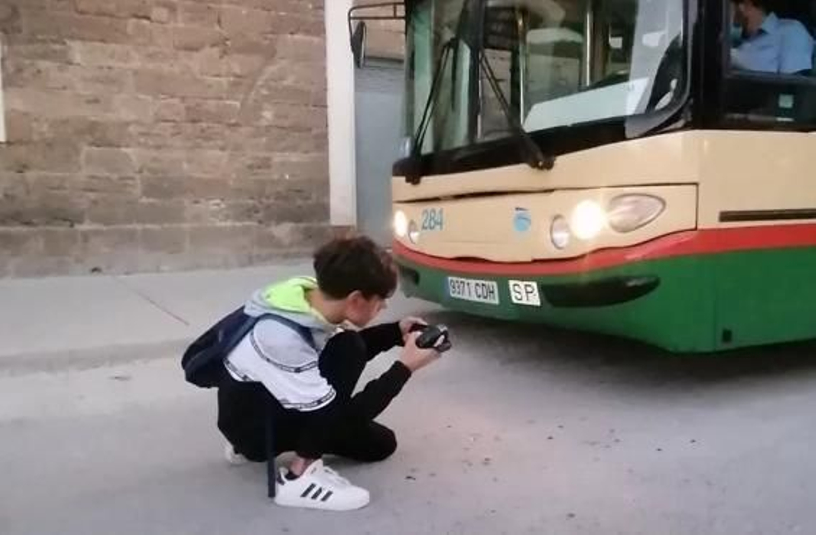 Alejandro, en un momento de realización de un vídeo