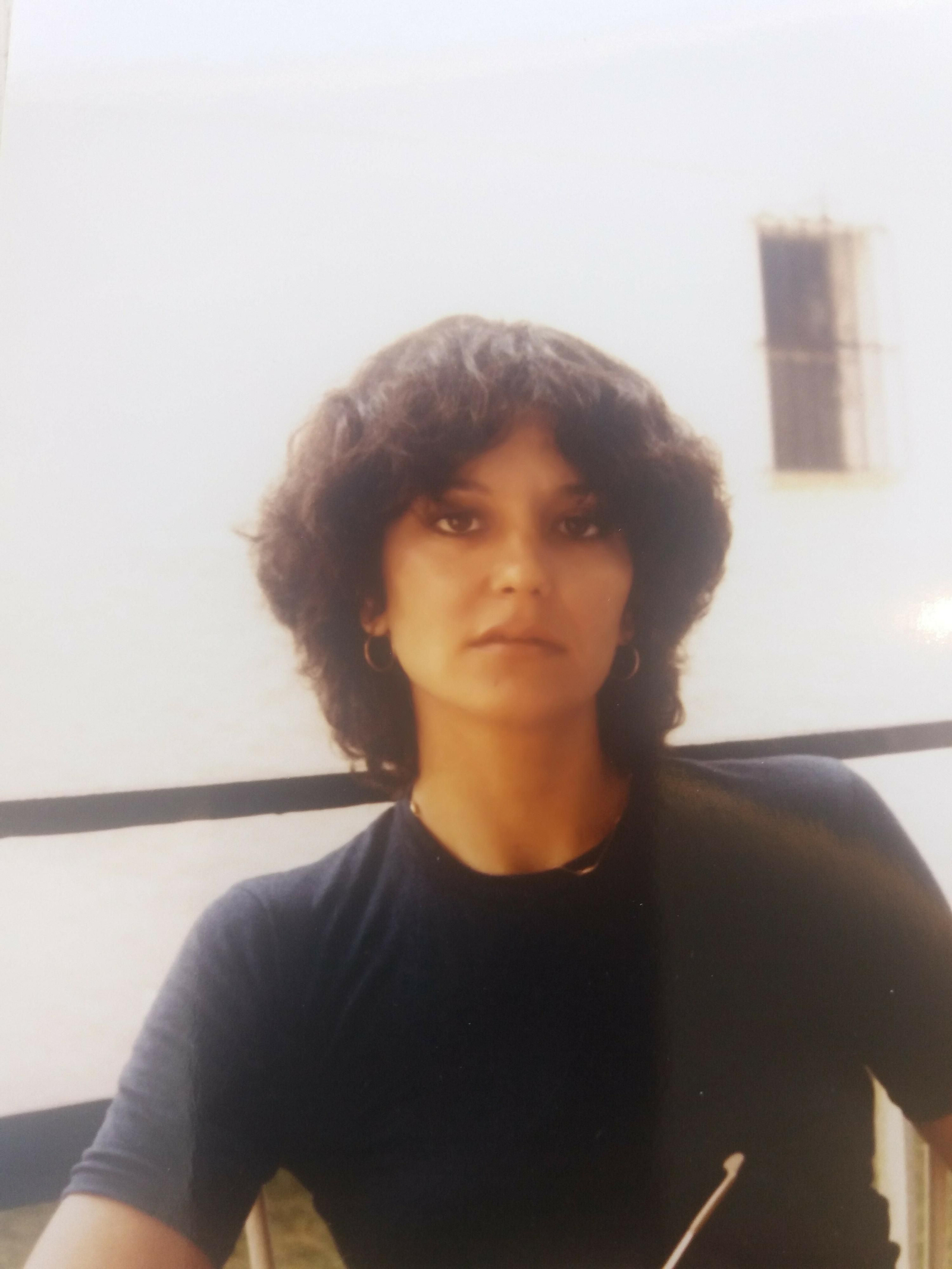 Ángeles Mora, en plena juventud.