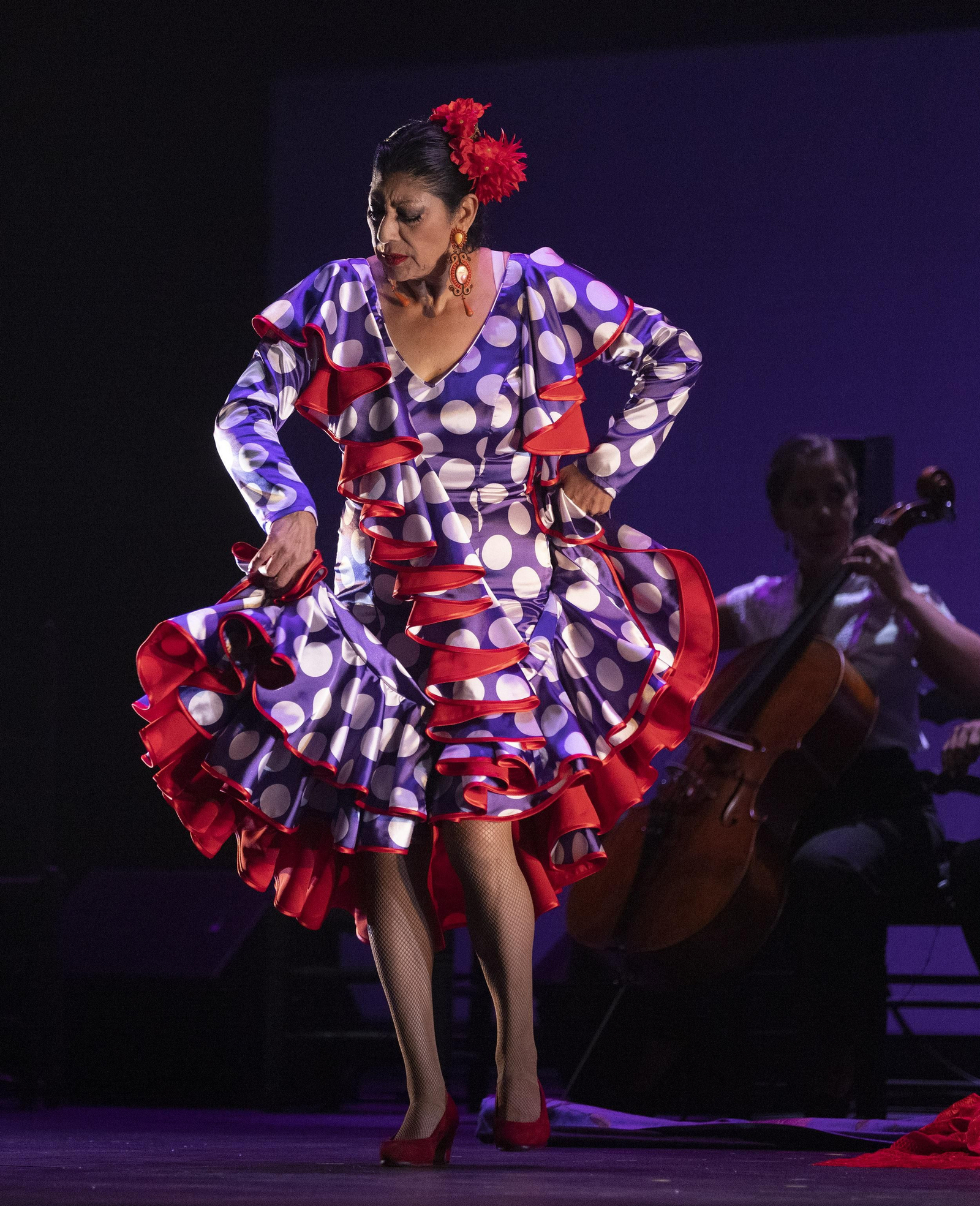 Manuela Carrasco en la Bienal de Sevilla