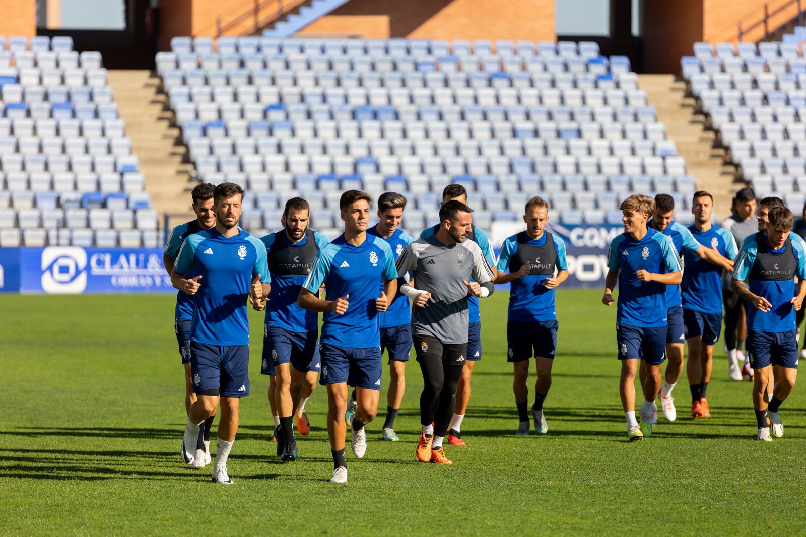 Las mejores imágenes del entrenamiento de este jueves del Recreativo de Huelva