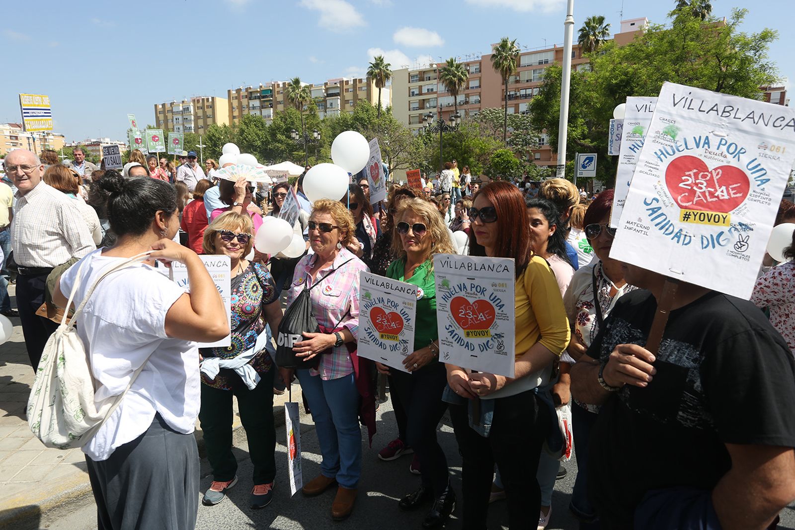 Las Imágenes de la Manifestación por una Sanidad Digna